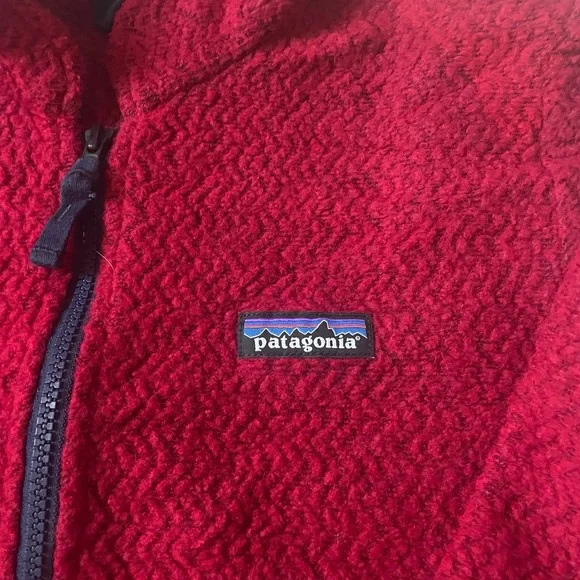 Patagonia Deep Red Fleece Pullover - Picture 4 of 4